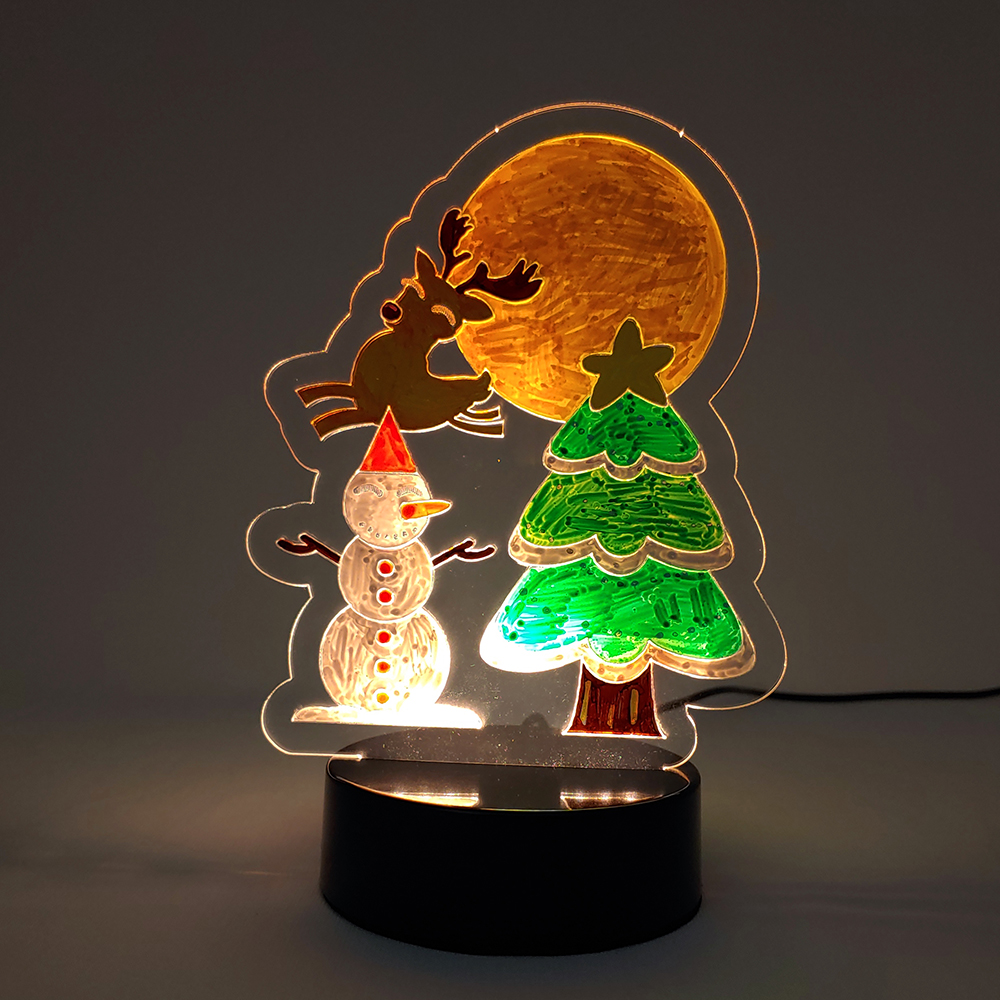 [오렌지네1575] LED 아크릴 무드등 크리스마스-이브