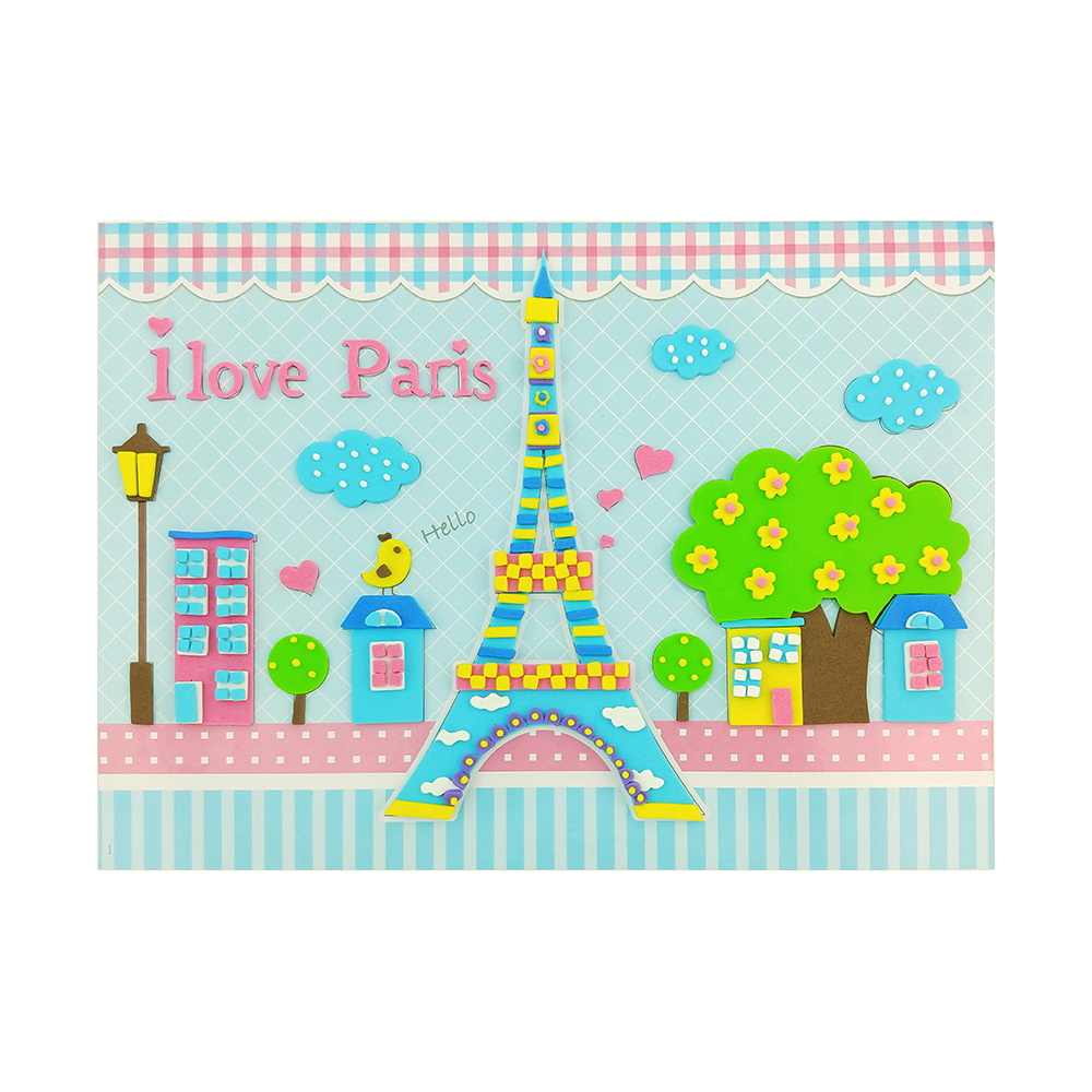 [오렌지네2064] 세계여러나라 EVA모자이크 - 파리 에펠탑