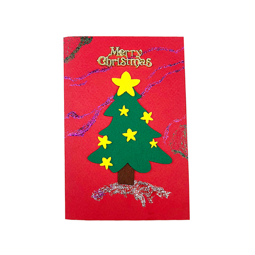 [오렌지네1732] 크리스마스 펠트 트리 카드 만들기