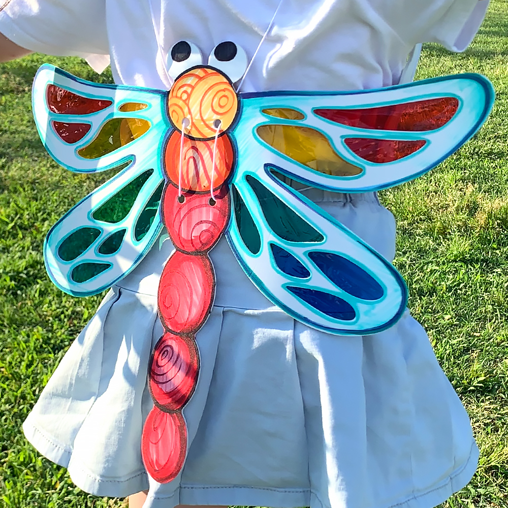 [오렌지네2489] 교과서에 나오는 EVA 곤충 날개 만들기 탐구활동지 포함 - 잠자리