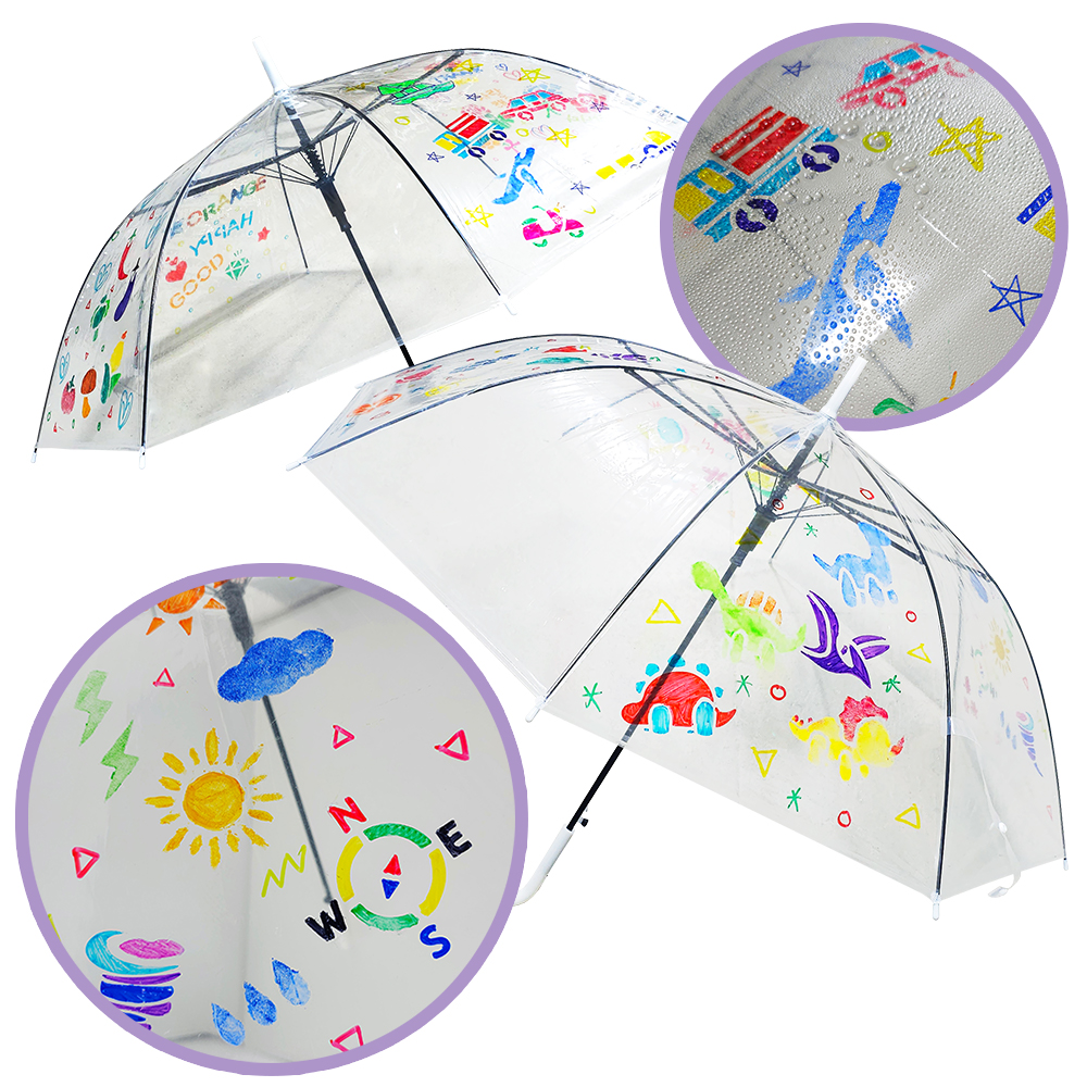 [오렌지네2576] 알록달록 스텐실 우산 꾸미기 옵션