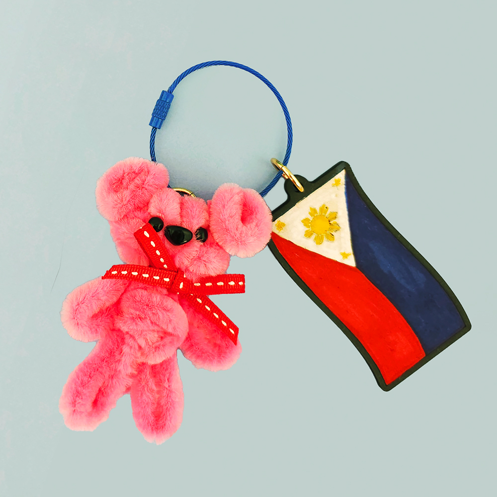 [오렌지네2613] 부드러운 모루 9mm  모루인형 키링 만들기 세계 여러나라 국기 - 필리핀 국기
