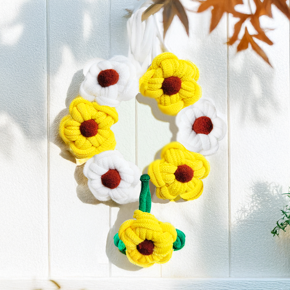 양말목 공예 가을 꽃 벽걸이 리스 환경구성 만들기 키트 / 환경판 수업교구 선물 행사 DIY