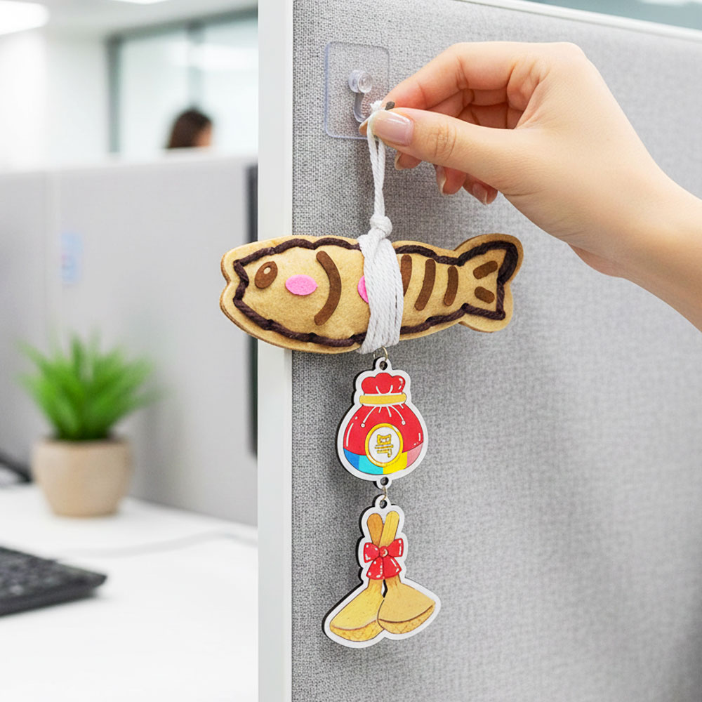 새해 액막이 명태 벽걸이 펠트 복 북어 만들기 키트 / 복주머니 복조리 DIY 집들이 이사선물 굿럭 피쉬 소망 소원 