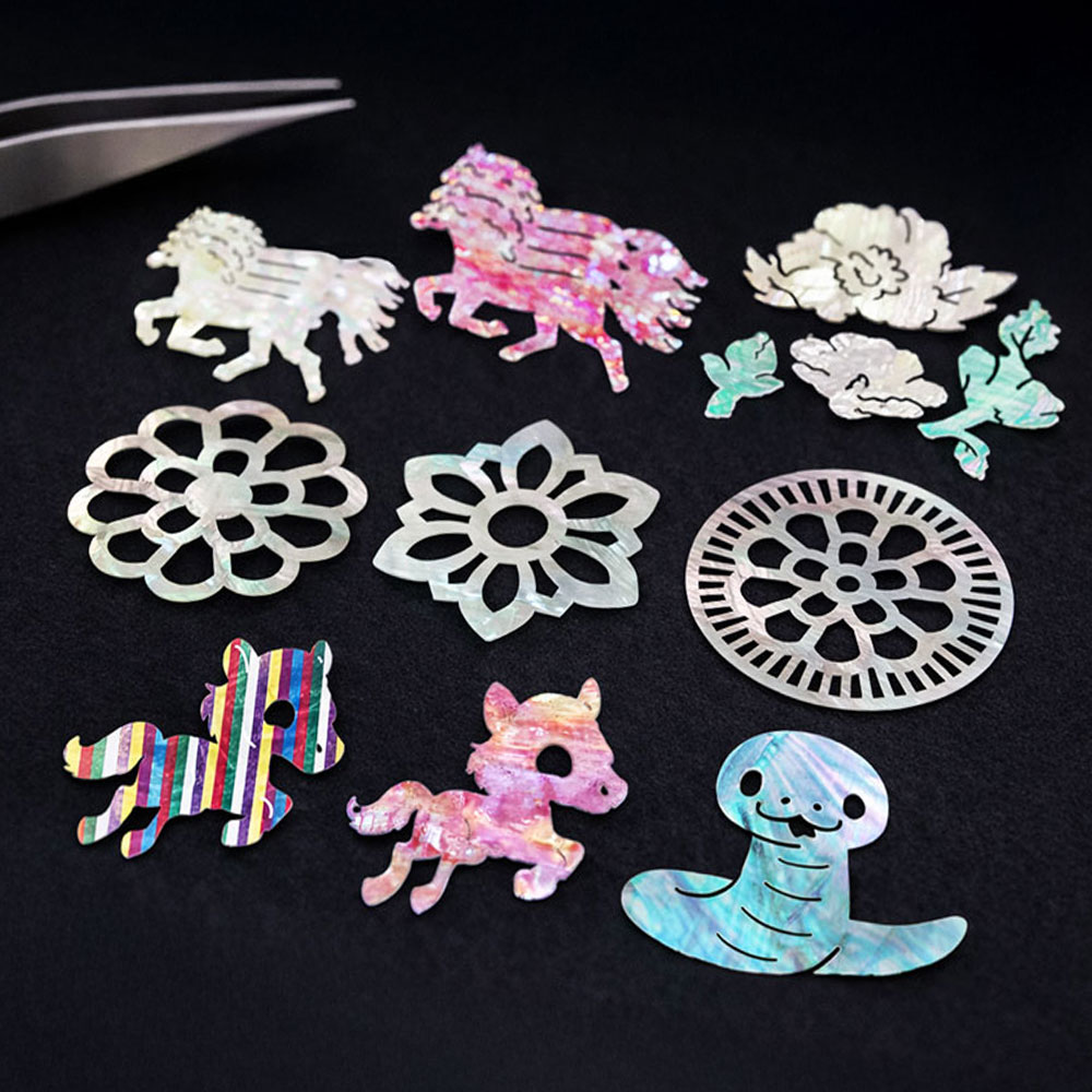 나전칠기 자개공예 전통 DIY 모양 색동 색상 자개 만들기재료 / 자개수업 생활나전 공예재료